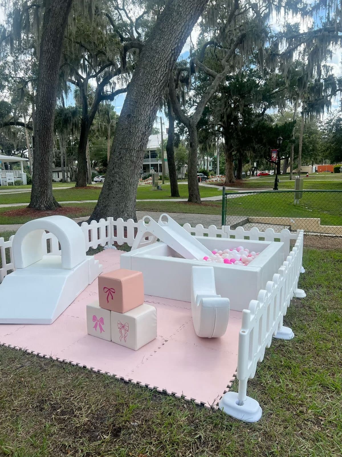 Dream Theme LV Dreamy Starter soft play rental setup at Las Vegas birthday party